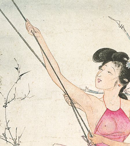 通辽-胡也佛的仕女画和最知名的金瓶梅秘戏图